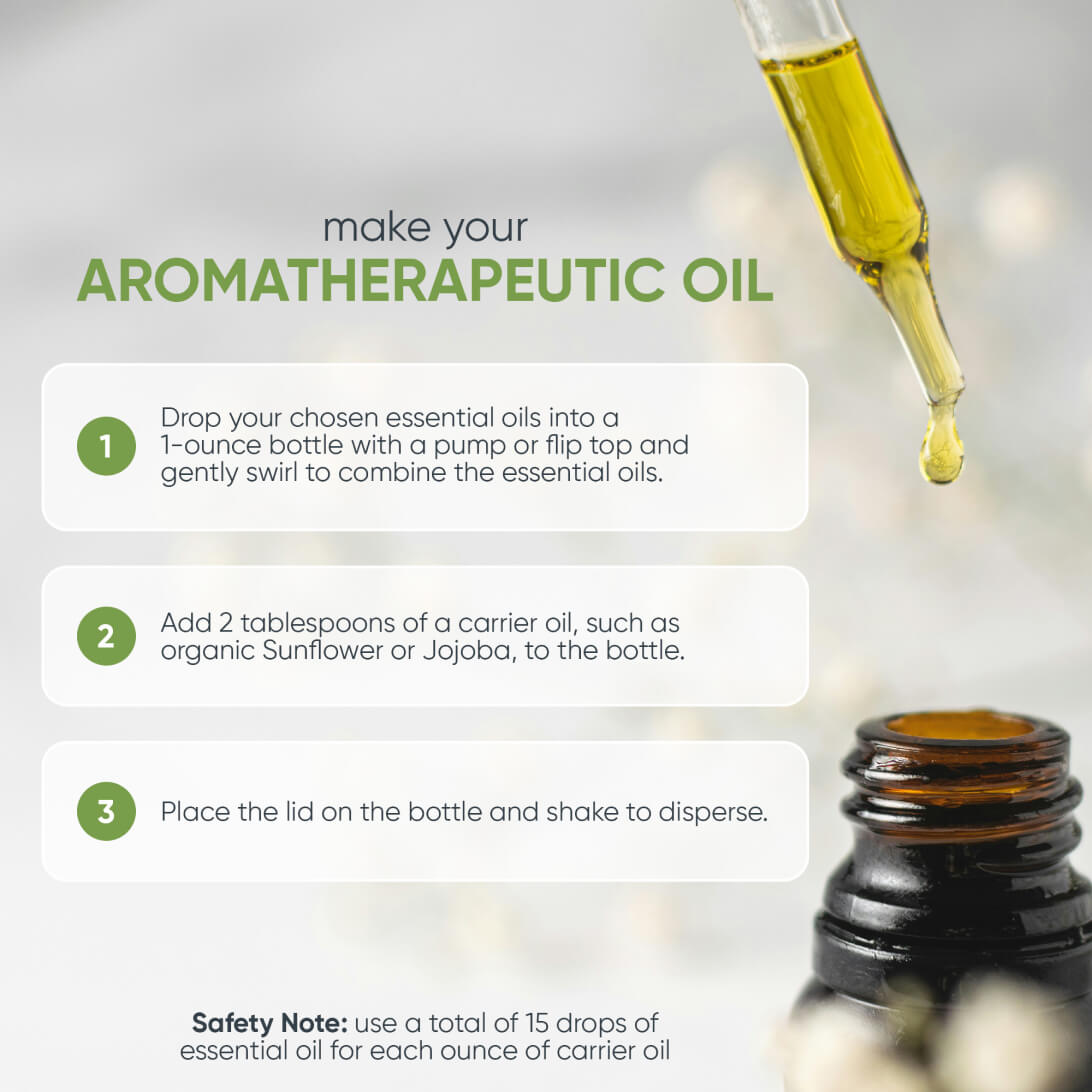 Make your aromatherapeutic oil